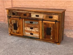 Madia in stile moderno  madia industrial jupiter  legno recicle di a prezzo Outlet^Outlet Etnico New