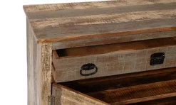 Outlet Etnico Madia in stile moderno Madia credenza industriale con ruote   di a prezzo Outlet- Madie