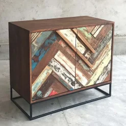 Discount Madia in stile moderno Madia 2 ante rennes industrial vinatge di in Offerta Outlet Madie