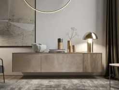 Md work Madia Legno e ante spatolate  di con forte sconto- Madie