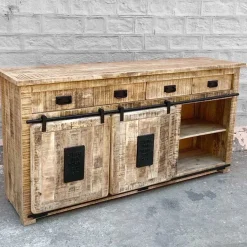 Madia Madia credenza jupiter indutrial  2 ante scorrevoli 7 cassetti di a prezzi convenienti^Outlet Etnico New