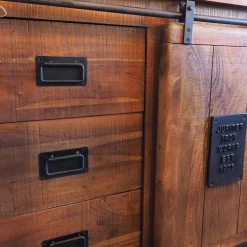 Sale Madia Madia industrial jupiter 2 ante scorrevoli e cassetti   di a prezzi convenienti Madie