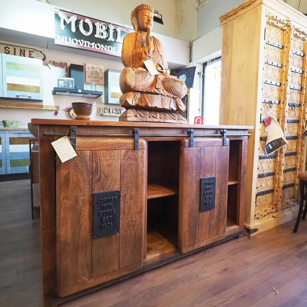 Sale Madia Madia industrial jupiter 2 ante scorrevoli e cassetti di a prezzi convenienti Madie