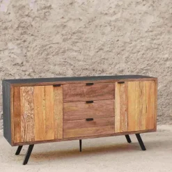 Madia Madia legno riciclato 150 in stile design di in Offerta Outlet^Outlet Etnico Sale