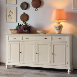 Madia Madia mod.canterbury a 4 ante con cassetti laccata in promo-sconto del 50% in stile classico di in Offerta Outlet^Artigianale Online