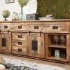 Madia Madiam credenza newport jupiter maxi ante scorrevole e cassetti  in stile moderno di in Offerta Outlet^Outlet Etnico New