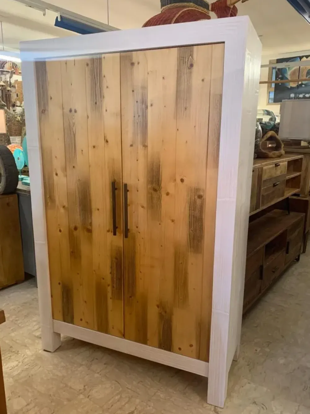 Hot Madia Mobile dispensa bambù di in stile design scontata -27% Madie