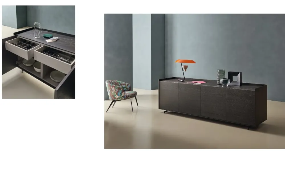 Sangiacomo Madia modello Cabaret di a PREZZI OUTLET- Madie