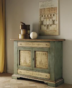 Artigianale Madia modello Credenza a 2 ante con cassetti laccata in promo-sconto del 50% di a prezzo scontato- Madie