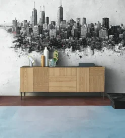 Madia modello Madia art 1446 stripes di a PREZZI OUTLET^Mobilificio Bellutti Best