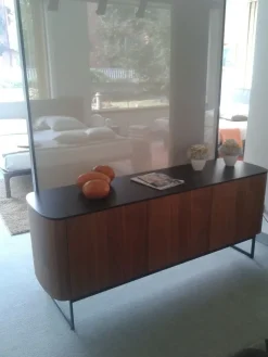 Online Madia modello Sidewiev noce canaletto di a PREZZI OUTLET Madie