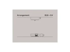 NovaMobili Madia in legno Overview b18-04 a prezzo Outlet- Madie