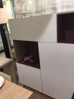 Imab Madia Rovere crudo- bianca e bordeau  di group a prezzi outlet- Madie