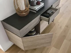 Target Point Madia in legno Electa a prezzo Outlet- Madie