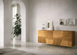 Online Madia Trapeze riga in stile moderno di in Offerta Outlet Madie