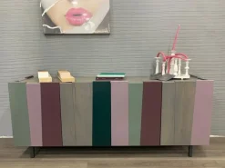 Madia Urban ranch multicolor in stile moderno a prezzo scontato Madie