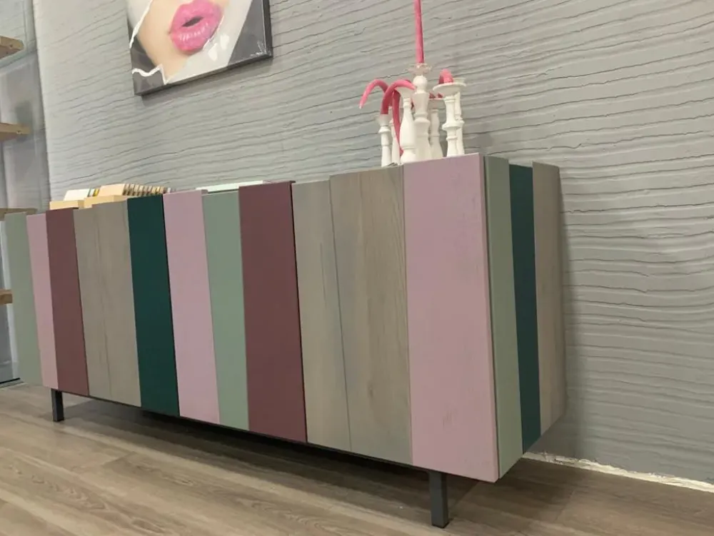 Madia Urban ranch multicolor in stile moderno a prezzo scontato Madie