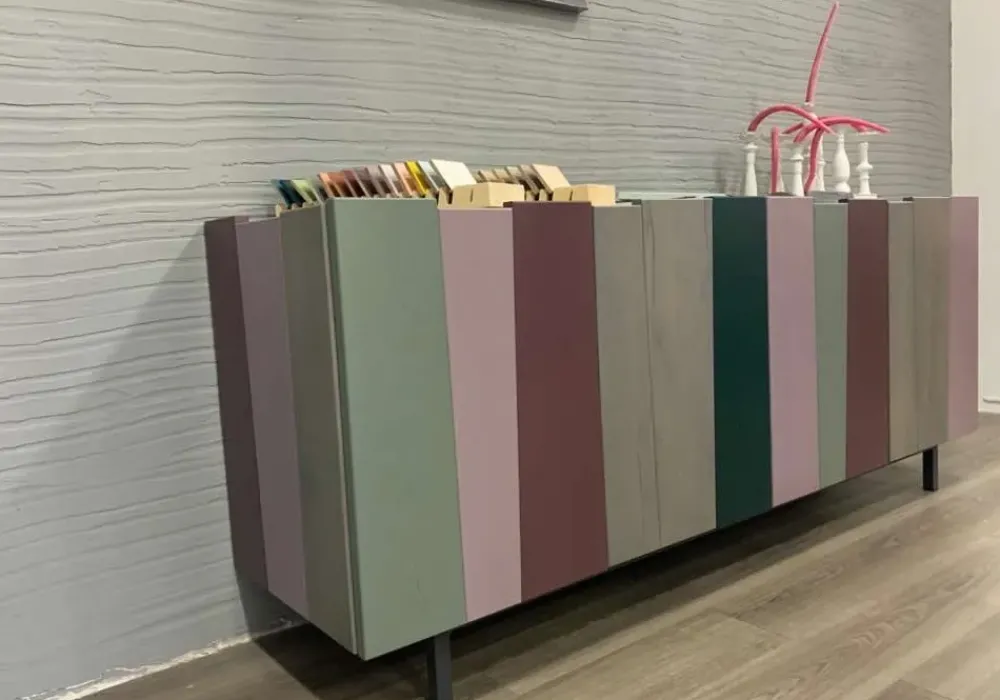 Madia Urban ranch multicolor in stile moderno a prezzo scontato Madie