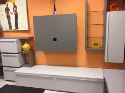 Best Maronese Soggiorno Seta Laccato Opaco Pareti attrezzate Moderno Soggiorni Completi