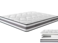 Materasso Anallergico climatizzato wool molle  a prezzo scontato^Artigianale New