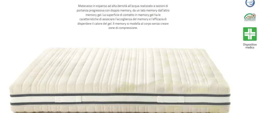 Materasso Bimemory memory a prezzo ribassato^Maretto