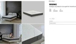 Materasso Rising a prezzi outlet^Dorelan Outlet