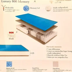 Materasso Luxury molle insacchettate  ^Artigianale Sale