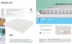 Sale Materasso matrimoniale Ergolife con forte sconto Materassi