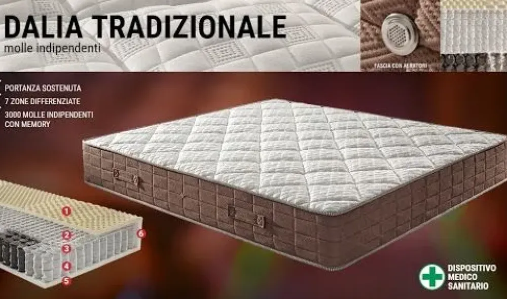 Materasso singolo Dalia in offerta^Ideare Online