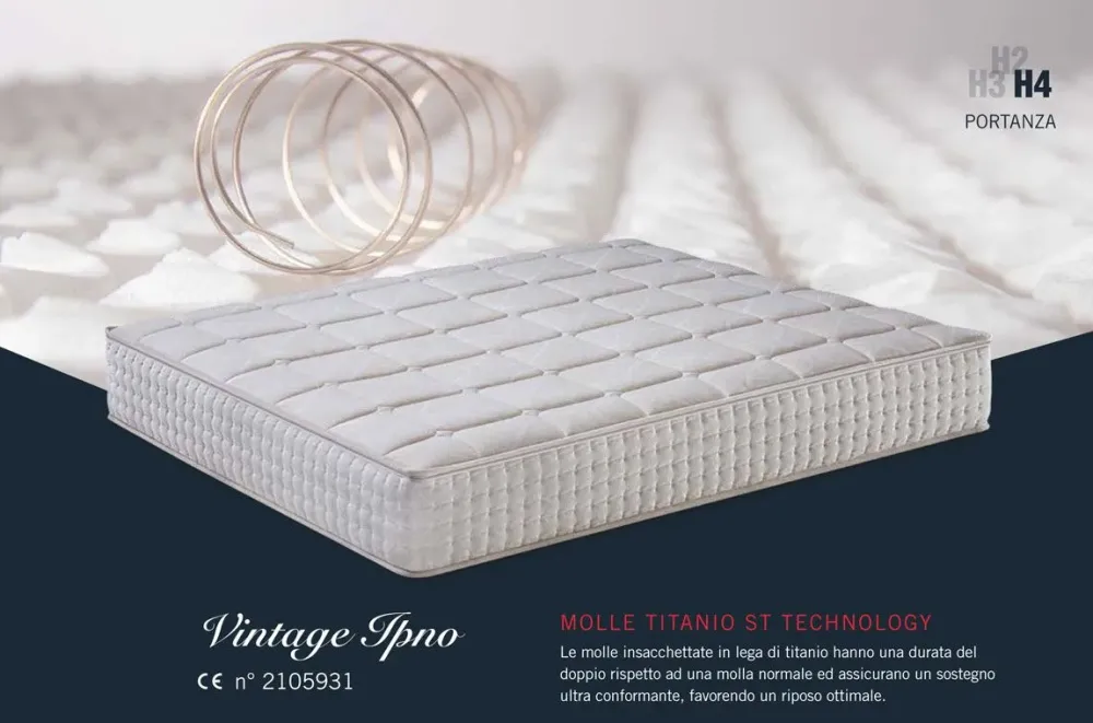 Materasso Vintage ipno matrimoniale molle  ^Manifattura Falomo