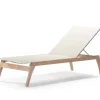 Sdraio in teak e acciaio inox luxury : divano da giardino a prezzi outlet^Md work Outlet