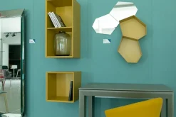 Outlet Mensola in laccato opaco Inside / moss a prezzo Outlet Mensole