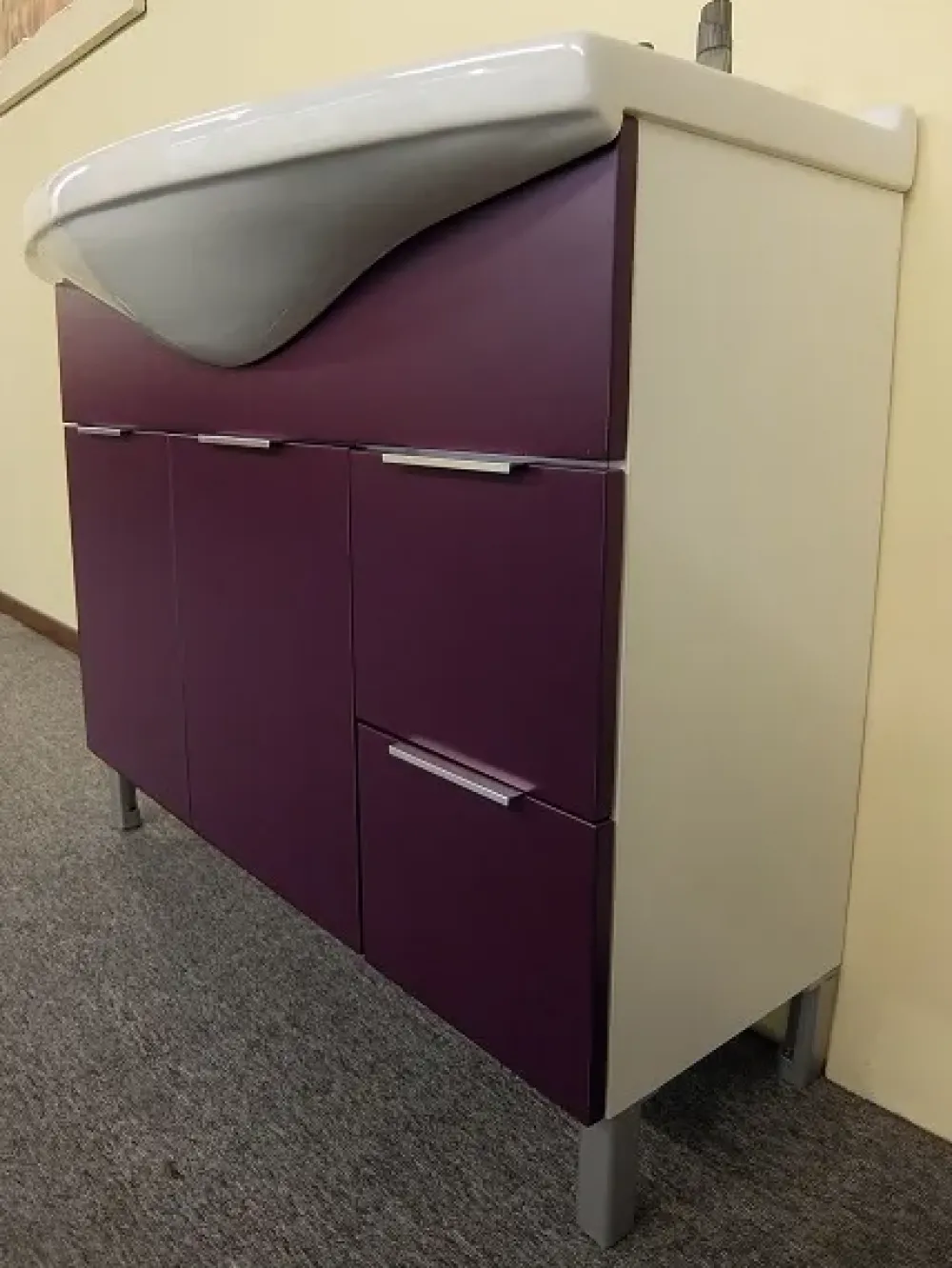 Mobile arredo bagno A terra Idrobath viola con sconto^Birex Outlet