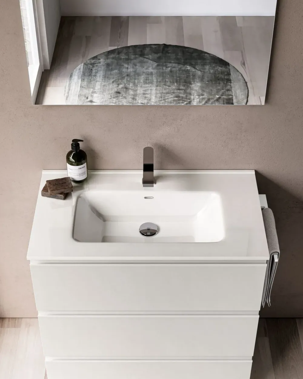 Mobile arredo bagno A terra Idea group System a prezzo scontato^Ideagroup Online