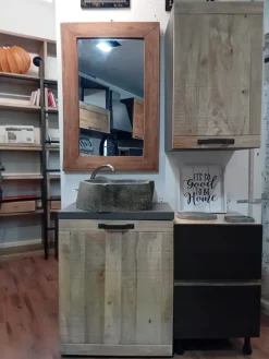 Sale Mobile arredo bagno A terra Mobile bagno industrial  a prezzi scontati Mobili Bagno A Terra