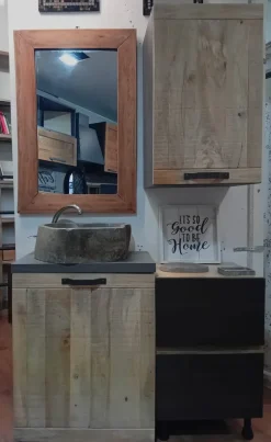 Sale Mobile arredo bagno A terra Mobile bagno industrial  a prezzi scontati Mobili Bagno A Terra