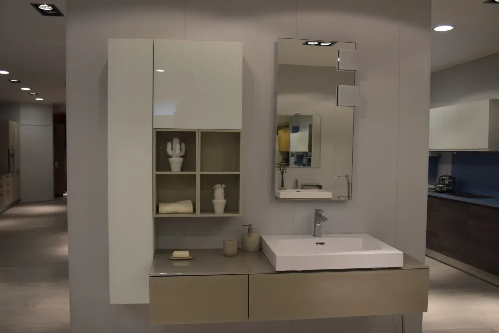 Scavolini Mobile arredo bagno Sospeso Font a prezzi scontati- Mobili Bagno Sospeso