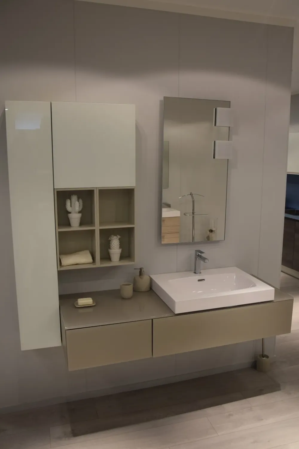 Scavolini Mobile arredo bagno Sospeso Font a prezzi scontati- Mobili Bagno Sospeso