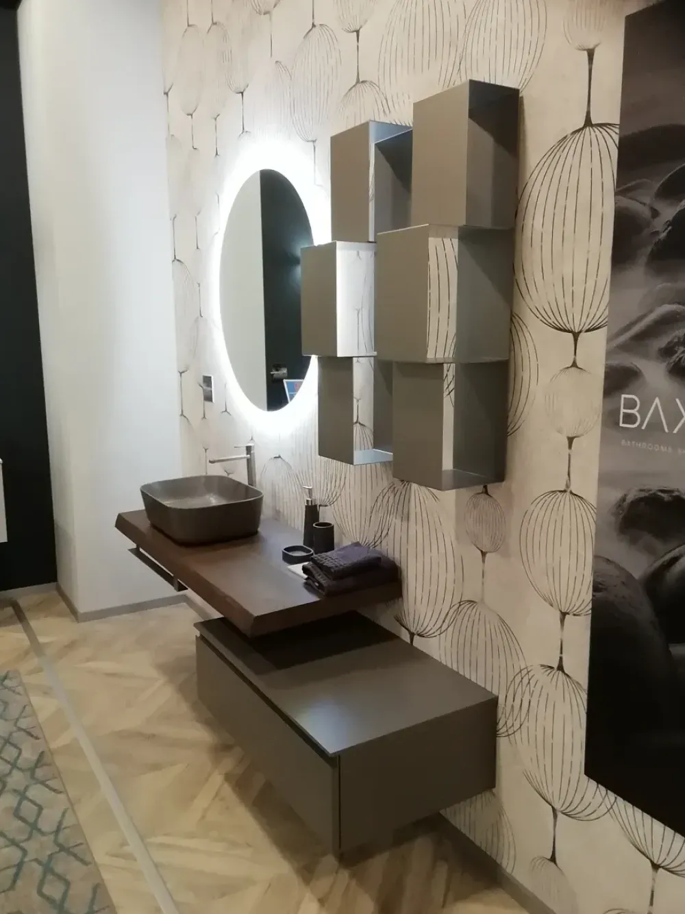 Baxar Mobile arredo bagno Sospeso Legno con sconto- Mobili Bagno Sospeso