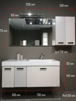 Mobile arredo bagno Sospeso Click convenienti^Compab Online