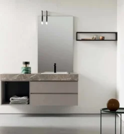 Online Mobile arredo bagno Sospeso Bg004 a prezzo conveniente Mobili Bagno Sospeso