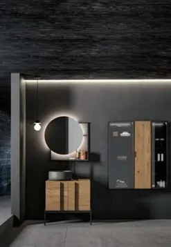 Mobile arredo bagno Sospeso Sidero a prezzo scontato^Birex New