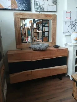 Mobile bagno a terra  bagno bagno   design wave di SCONTATO - 46%^Outlet Etnico Online