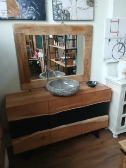 Mobile bagno a terra  bagno bagno   design wave di SCONTATO - 46%^Outlet Etnico Online