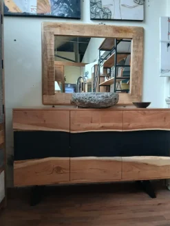 Mobile bagno a terra  bagno bagno   design wave di SCONTATO - 46%^Outlet Etnico Online