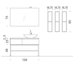 Mobile bagno A terra Bgo 2020 a prezzo ribassato^Compab Best