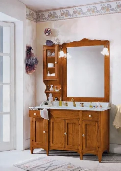 Artigiani Veneti Mobile bagno A terra Composizione-arredo bagno imod.bart in promo-sconto del 40% a prezzo scontato- Mobili Bagno A Terra