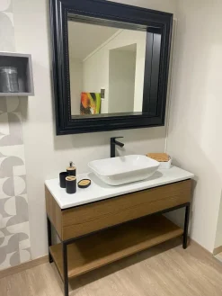 Compab Mobile bagno A terra Ink impiallacciato con forte sconto- Mobili Bagno A Terra