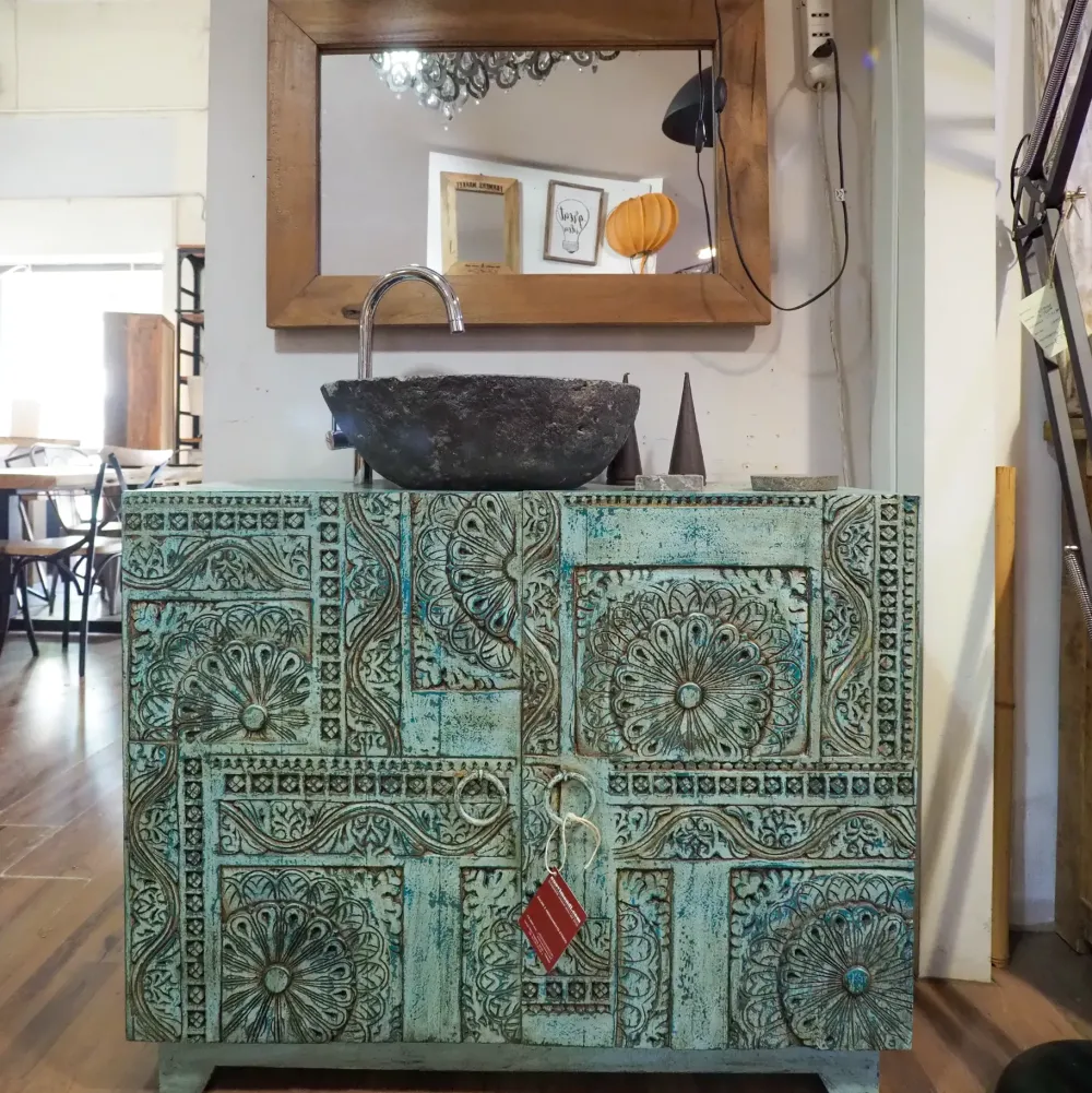 Mobile bagno A terra Mobile etnico bagno bilbao a prezzi outlet Mobili Bagno A Terra