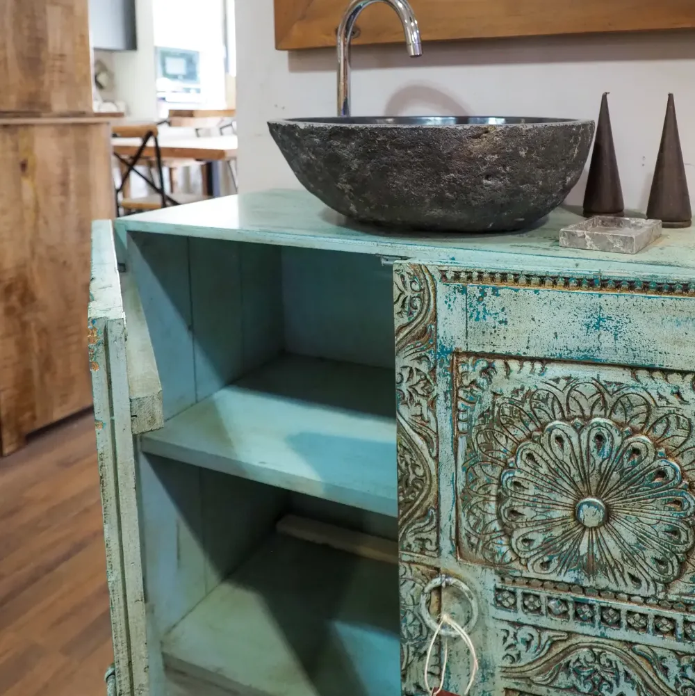 Mobile bagno A terra Mobile etnico bagno bilbao a prezzi outlet Mobili Bagno A Terra